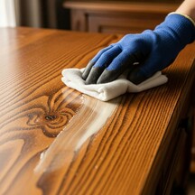 Application cire meubles bois Application cire meubles bois