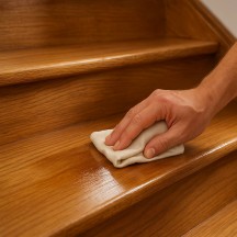 Application cire escalier bois Application cire escalier bois