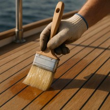 Application vernis marin Application vernis marin