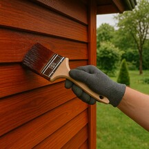 Application lasure bois extérieur