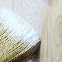 Application lasure blanche Application lasure blanche