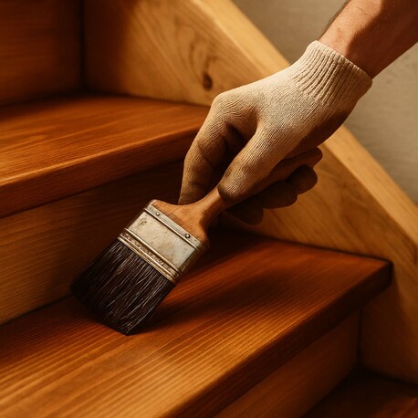 LASURE ESCALIER BOIS